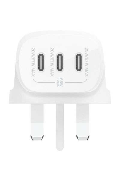 Belkin Boost Charge 3-Port USB-C Wall Charger with PPS 67W