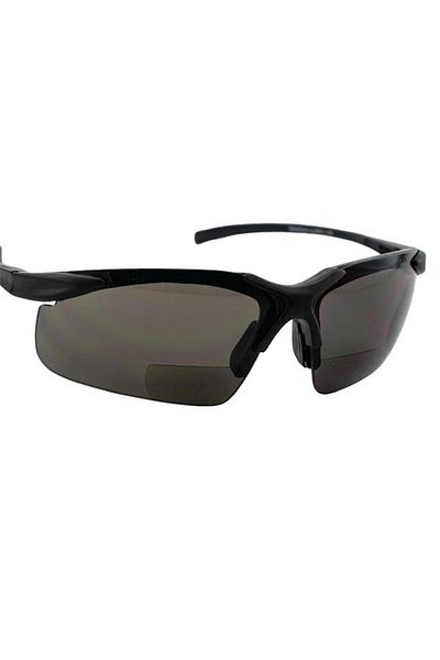 Generic erorex Apex Motorcycle +2.0 Lens Magnification Bifocal Safety Sunglasses Black and Smoke APEX 2.0 SM