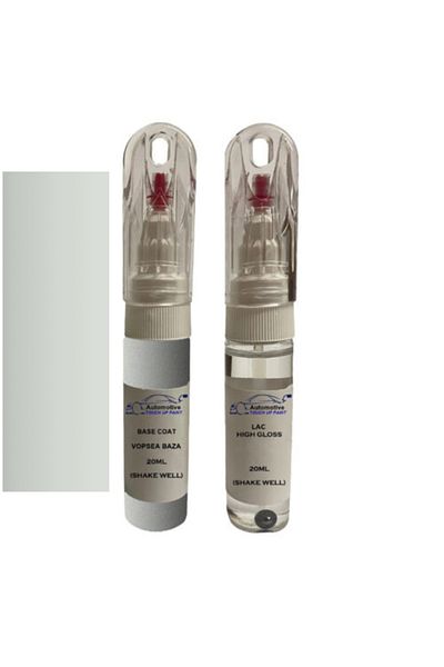 YLKRS AUTOMOTIVE Kit retus vopsea touch up Volkswagen Pointer 40000 (Branco Geada)
