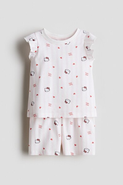 H&M Baskılı Pijama Takımı