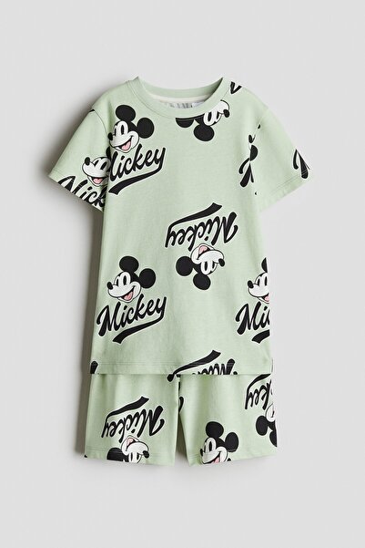 H&M Baskılı Pijama Takımı