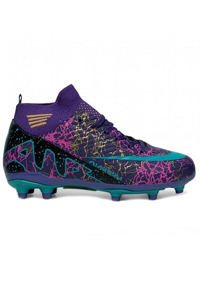 Celira Lga Purple Turquoise High-Rise Men's Football Boots
