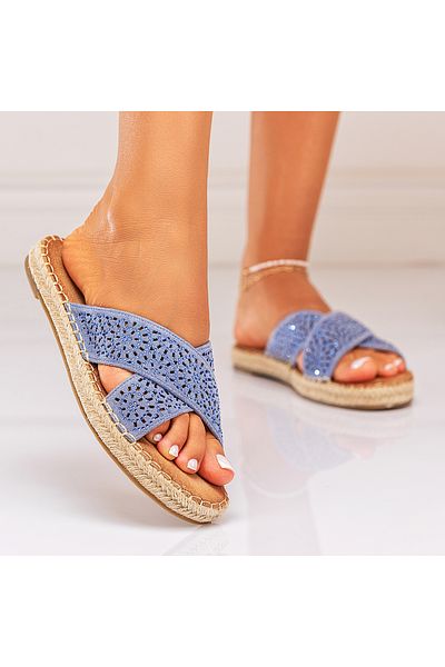 Lush Fashion Papuci Dama din Piele Eco Intoarsa