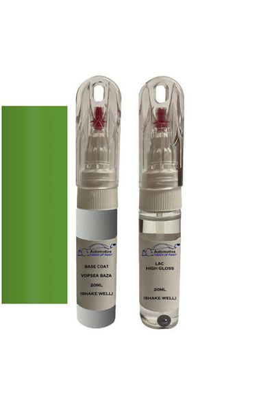 YLKRS AUTOMOTIVE Kit retus vopsea touch up Mercedes Benz Vario 6418 (Gelbgruen)