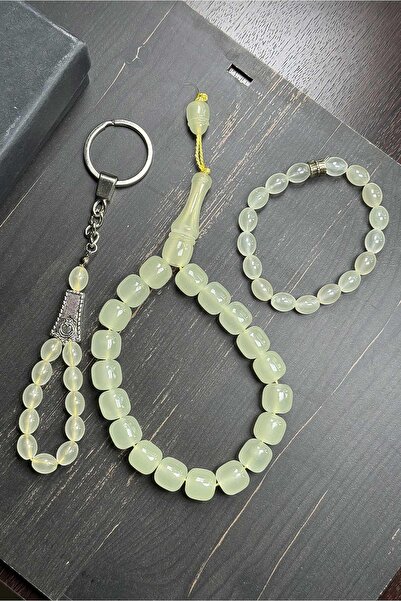 TESBİHKENTİ سبحة عين القط - سلسلة مفاتيح - مجموعة أساور