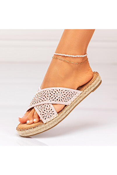 Lush Fashion Women's Slippers Made of Eco Suede Leather