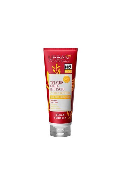 Urban Care كريم إصلاح وتصفيف الشعر المجعد بخلاصة الكركديه وزبدة الشيا من أوربان كير - 175 مل