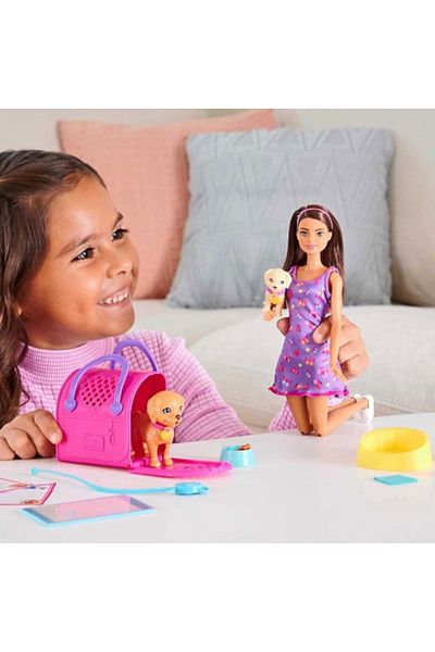 mattel Barbie Playset - Barbie Puppy Adoption Doll