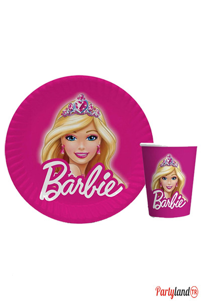 Barbie 16 Kişilik Doğum Günü Parti Seti