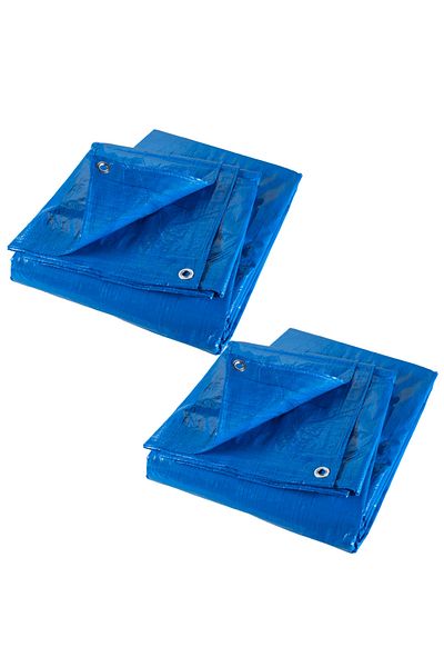 TodayShop Set 2 Prelate de Protectie 3x4m, Impermeabile, Rezistente la UV și Grindina