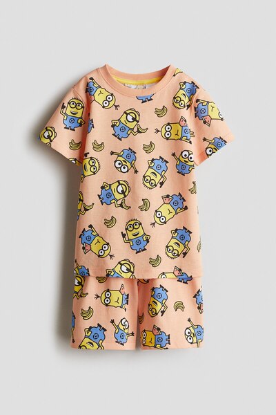 H&M Baskılı Pijama Takımı
