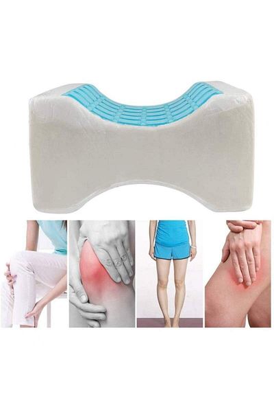 SIKS ® orthopedic foot pillow, memory foam, outer layer of gel with cooling effect, 26x20x15 cm