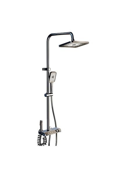 iHunt Set de duș inteligent cu baterie, iHunt HP060GR, afișaj LED, 4 moduri de debit al apei