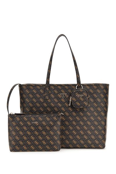 Guess Dámská hnědá kabelka Power Play Large Tech Tote Hwqg9006240-bnl
