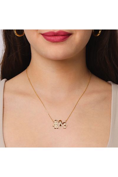 MOHI Fine Jewellery Lant din aur galben de 14k