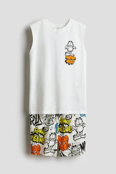 H&M Baskılı Pijama Takımı