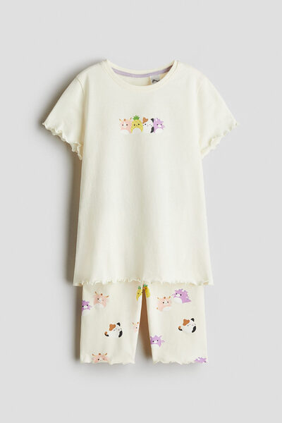 H&M Baskılı Pijama Takımı