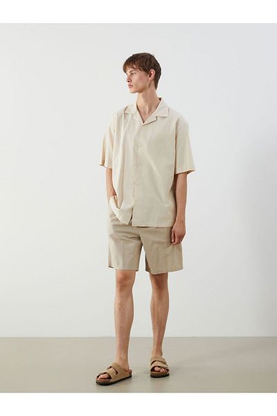 LC Waikiki Xside Comfortable Fit Linen Blend Men's Shorts