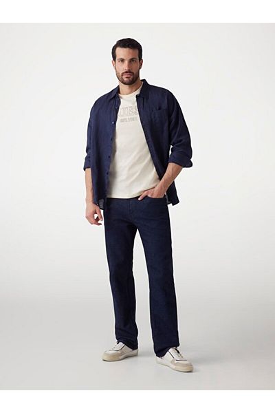 Guess Ss Cn Logo Men's Slim Fit T-Shirt