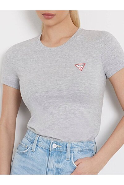 Guess Mini Triangle Women's Slim Fit T-Shirt