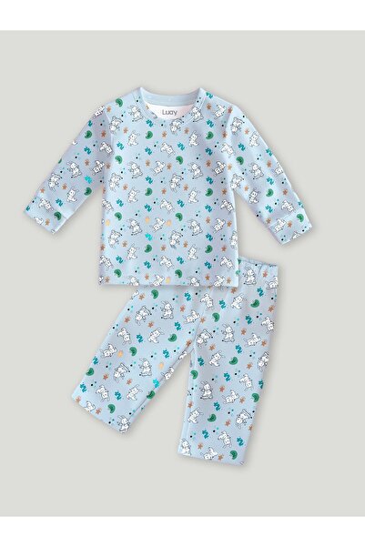 luay ® 100% Bamboo Bunny Printed Co-ord Set | | Full-Sleeve T-Shirt & Comfy P...