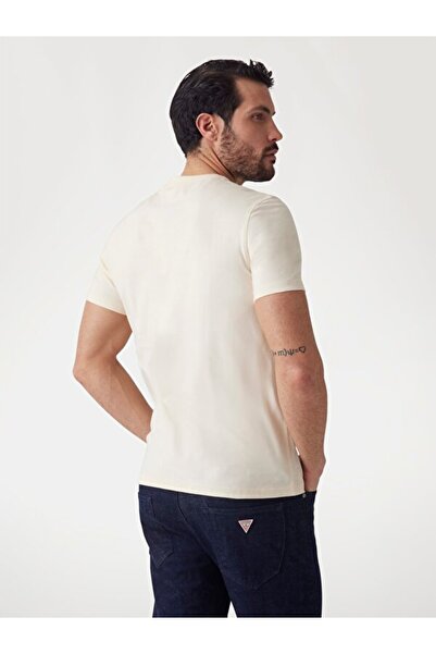 Guess Ανδρικό μπλουζάκι με λεπτή εφαρμογή Ss Cn Logo