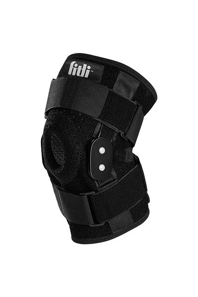 Fitli Elastic knee brace, removable lateral stabilization orthosis, knee support with patella compression