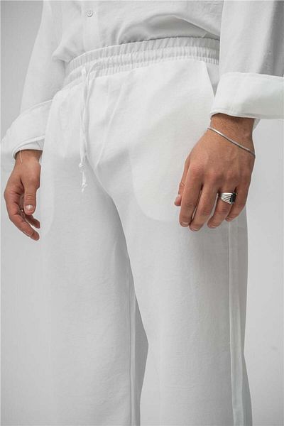 Tarz Cool Men's Oversize Comfortable Fit Shirt-Pants Bottom-Top Set