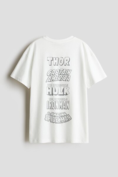 H&M Pamuklu ve Baskılı Pijama Takımı
