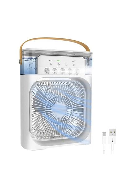 FOXMAG24 5-in-1 fan, purification, humidification, aromatization, 600ml, USB, 3 speeds, white