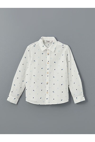 LC Waikiki Printed Long Sleeve Boy's Shirt