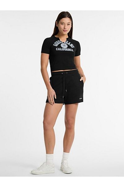 Guess Jeans Reg Embro Women's Relaxed Fit Shorts