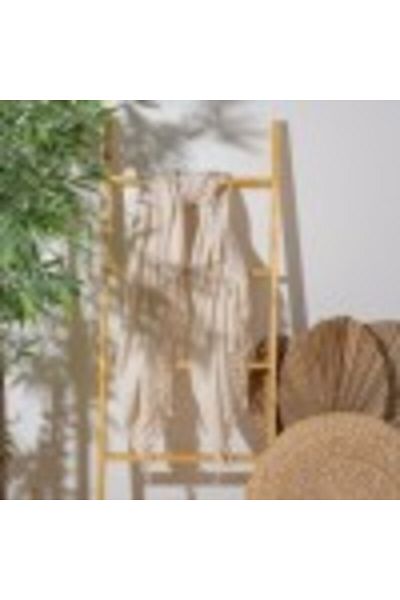 Lenjerii Deosebite Prosop de plajă XXL cu franjuri, bumbac, 100 x 180 cm, crem P15