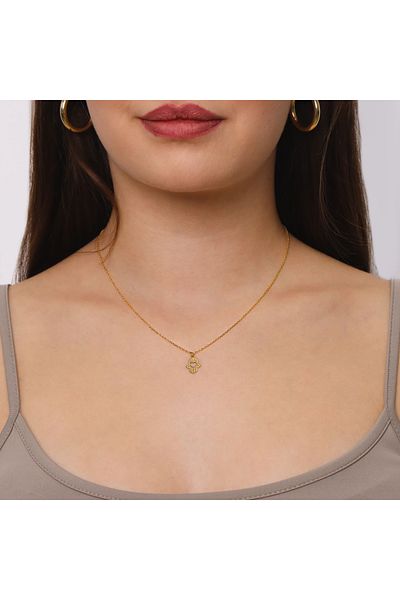 MOHI Fine Jewellery Lant model mana fatimei din aur galben de 14k