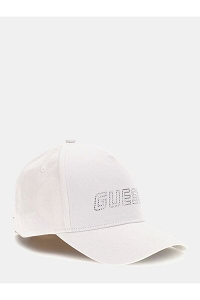 Guess Baseball Rhinestone Logo Cap 100% Cotton V5Gz01Wo08O