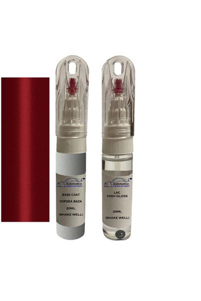 YLKRS AUTOMOTIVE Paint touch-up kit Peugeot Partner P9235:98 (Rouge Lucifer)