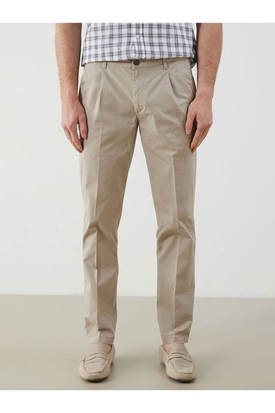 LC Waikiki Ανδρικό παντελόνι Chino New Season Standard Fit Gabardine - S5FG90Z8