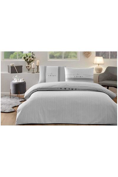 Özdilek Özdi̇lek Nev Single Personal Duvet Cover Set Heartbeat
