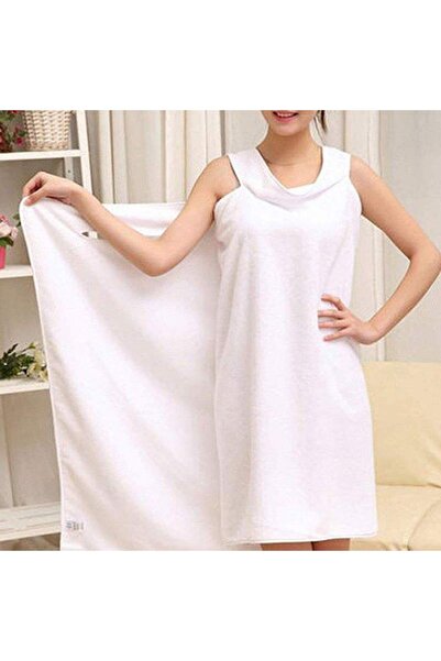 SIKS Dress-type Towel for Women, with Straps, Universal Size, White