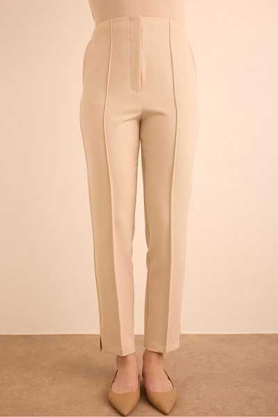Aker Crepe Trousers with Elastic Waist Detail