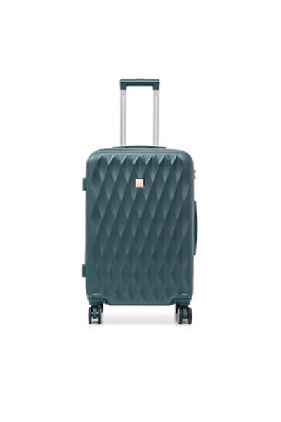 Semi Line Unisex Medium Suitcase T5725-3 green