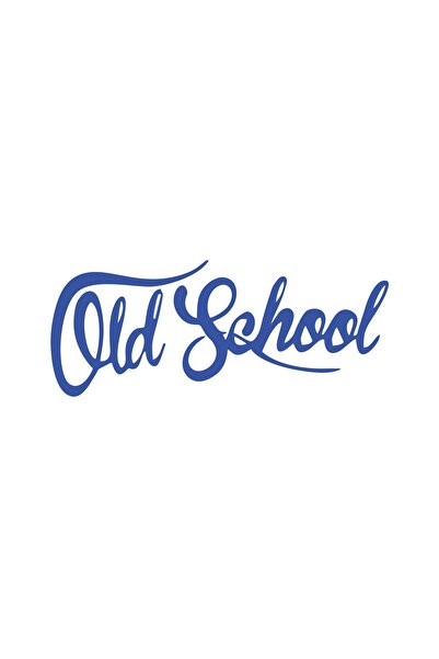 Reysa Tasarım Old School Car Sticker 17X17 cm Blue
