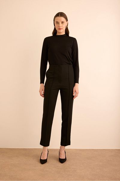 Aker Crepe Trousers with Elastic Waist Detail