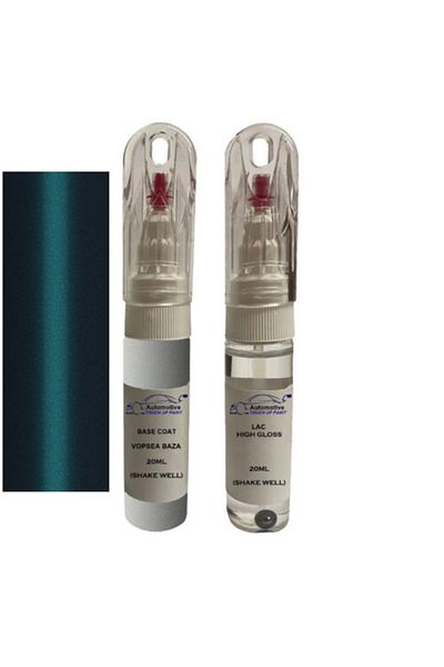 YLKRS AUTOMOTIVE Kit retus vopsea touch up Fiat Doblo 92008 (Azul Astral)
