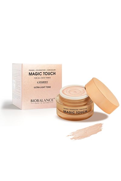 probio balance Magic Touch, primer, foundation and anti-dark circle with vitamin C, Ultra Light, Bio Balance, 30 ml