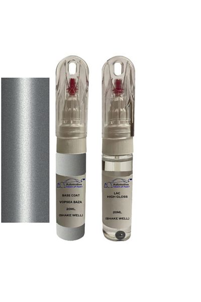 YLKRS AUTOMOTIVE Touch up paint retouch kit Peugeot Partner P9178:98 (Quartz Grey)