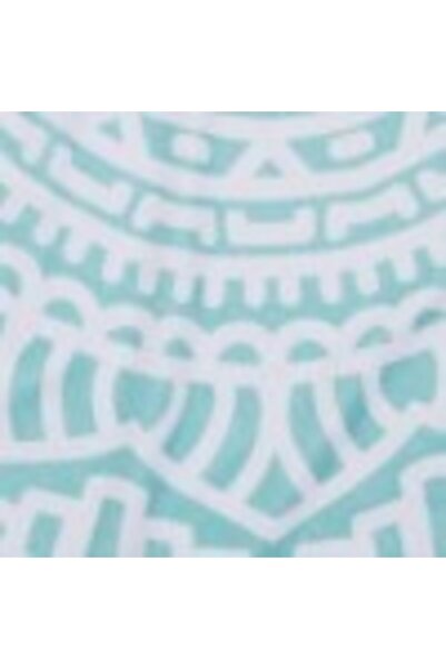 Lenjerii Deosebite Στρογγυλή Πετσέτα Θαλάσσης 100% Βαμβάκι με Κρόσσια, Fouta Ocean