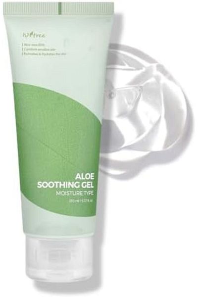 Isntree Aloe Soothing Gel, Moisture 150ml, 5.07 fl.oz | Aloe vera 80% | Comforts sensitive skin | Re
