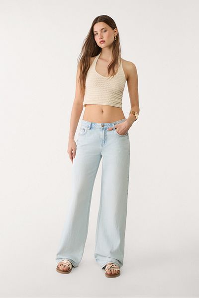 Stradivarius D91 Low wide-leg jeans