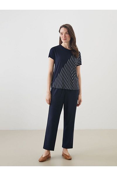 LC Waikiki Lcw Grace Crew Neck Striped Women's T-Shirt